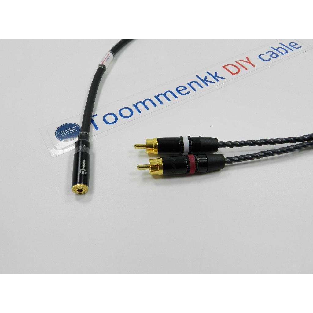 สายสัญญาณเสียง Mogami 2534   Rca (L-R) Rean/Neutrik to Mini3.5 Female (ตัวเมีย)