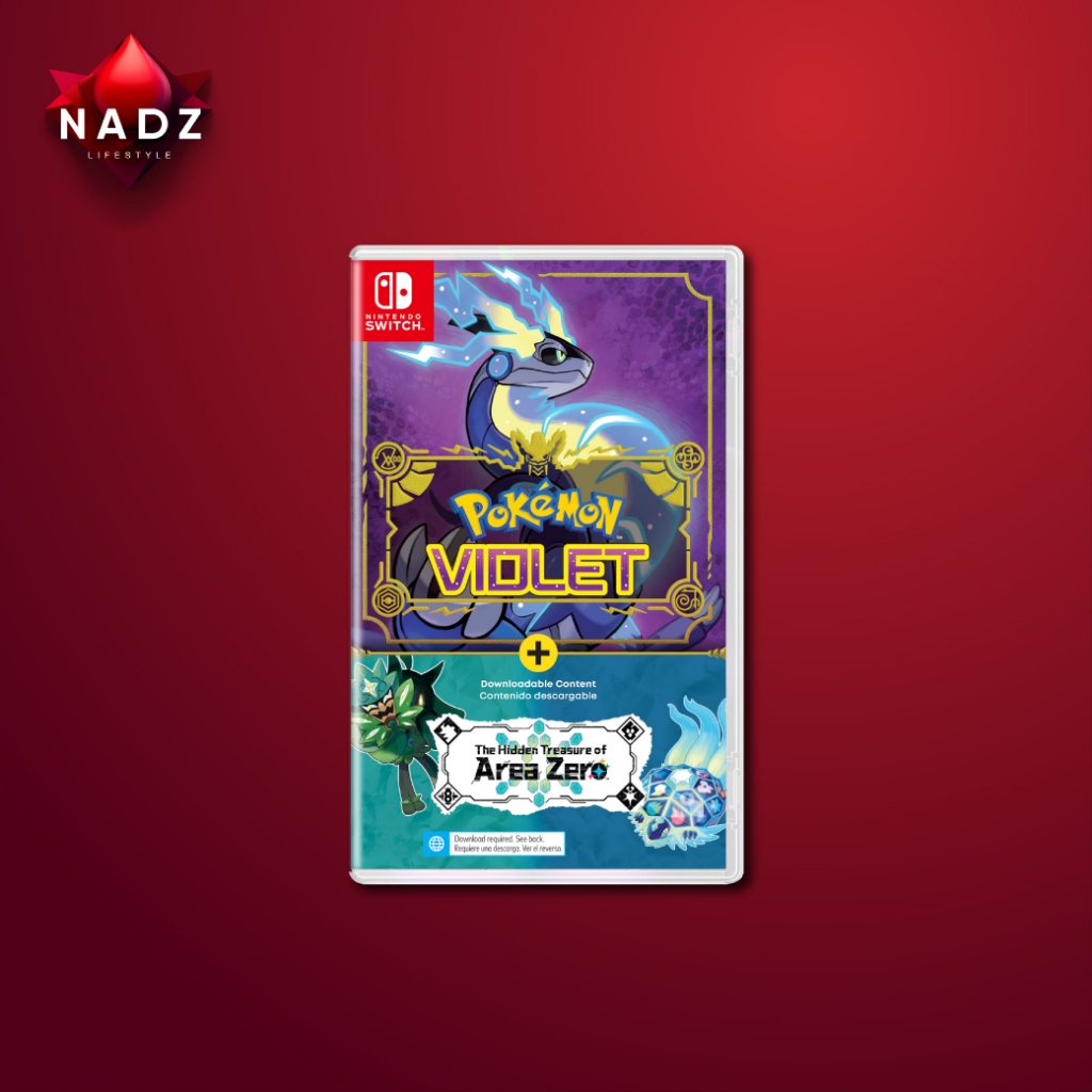 Nintendo Switch : Pokemon Violet + The Hidden Treasure of Area Zero (DLC)