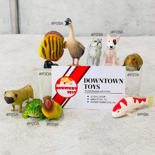 กาชาปอง หมา ปลา แมว กบ kaiyodo / Furuta : Pet Choco Egg โมเดล สัตว์ประกอบ สัตว์มินิ Miniature Figure Animals Series -A-