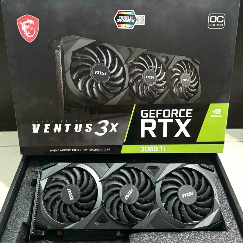 (ทักแชทเหลือ 5,990) RTX 3060 RTX 3060Ti ประกันยาว ไม่ผ่านการขุด ครบกล่อง SN ตรง RTX 3060Ti