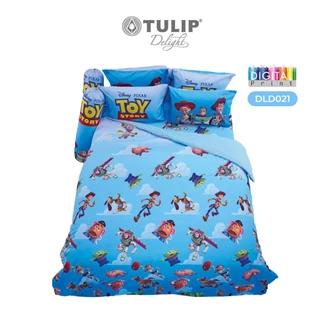 TULIP Delight Toy Story ทอยสตอรี่ DLD021 ลิขสิทธิ์แท้ Disney ชุดผ้าปูที่นอน ผ้าห่ม ผ้านวม พิมพ์ดิจิตอลปริ้น