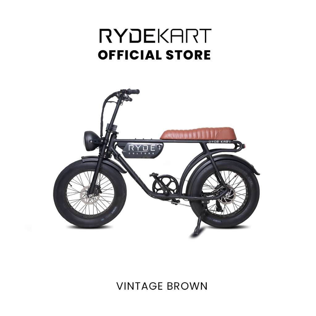 จักรยานไฟฟ้า Ryde Kart - Electric FatBike ได้รับมาตรฐานระดับยุโรป ความเร็วสูงสุด 45 km./hr.