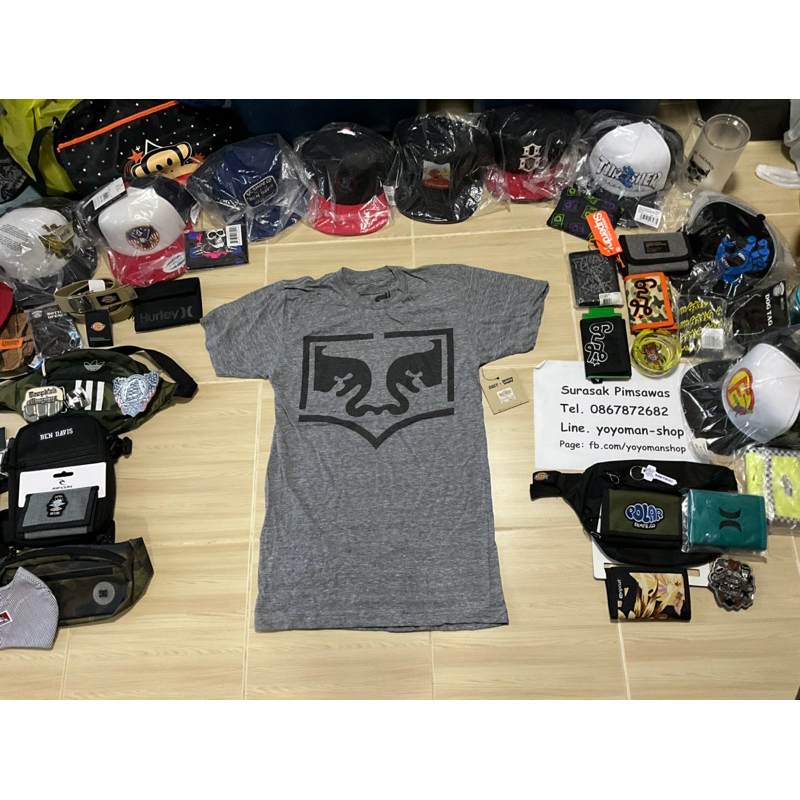 เสื้อ Levis x Obey ผ้าผสมrayon -Made in USA- ของแท้มือ1 size S