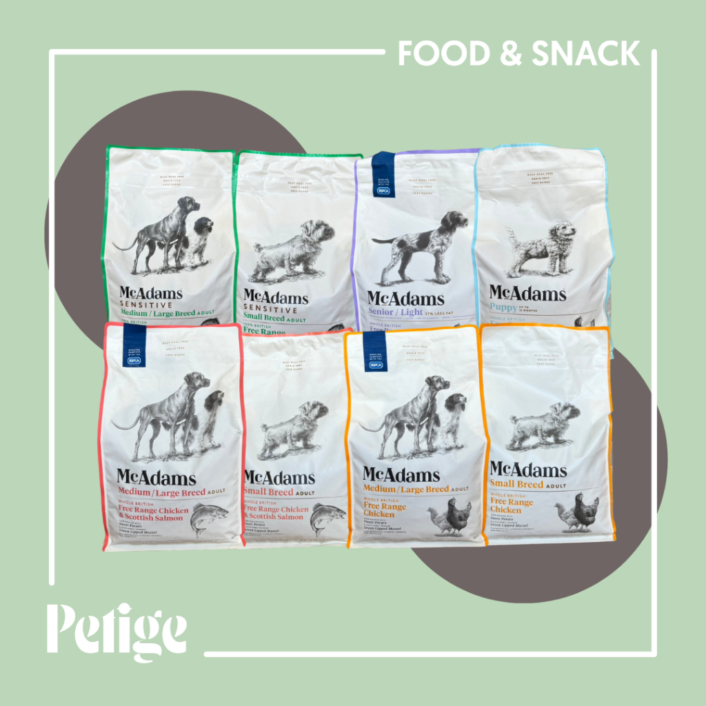 McAdams แมคอดัมส์ Super Premium Dog Food อาหารเม็ดสำหรับสุนัขเกรดพรีเมี่ยม