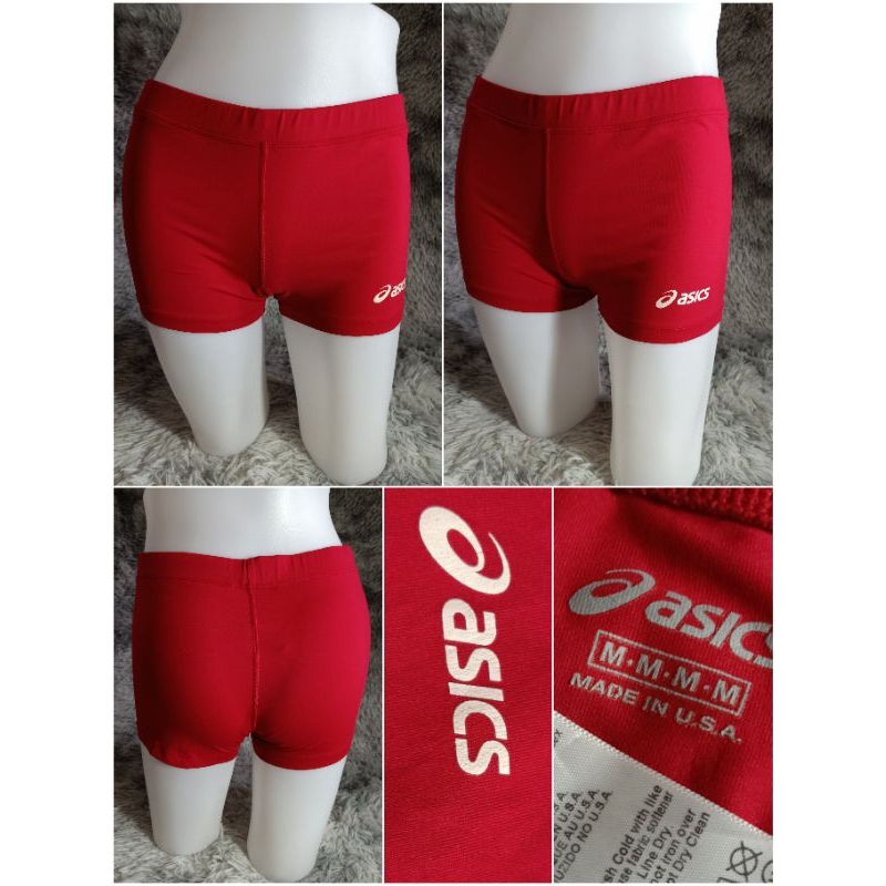 กางเกงว่ายน้ำ ASICS SIZE M สีแดง