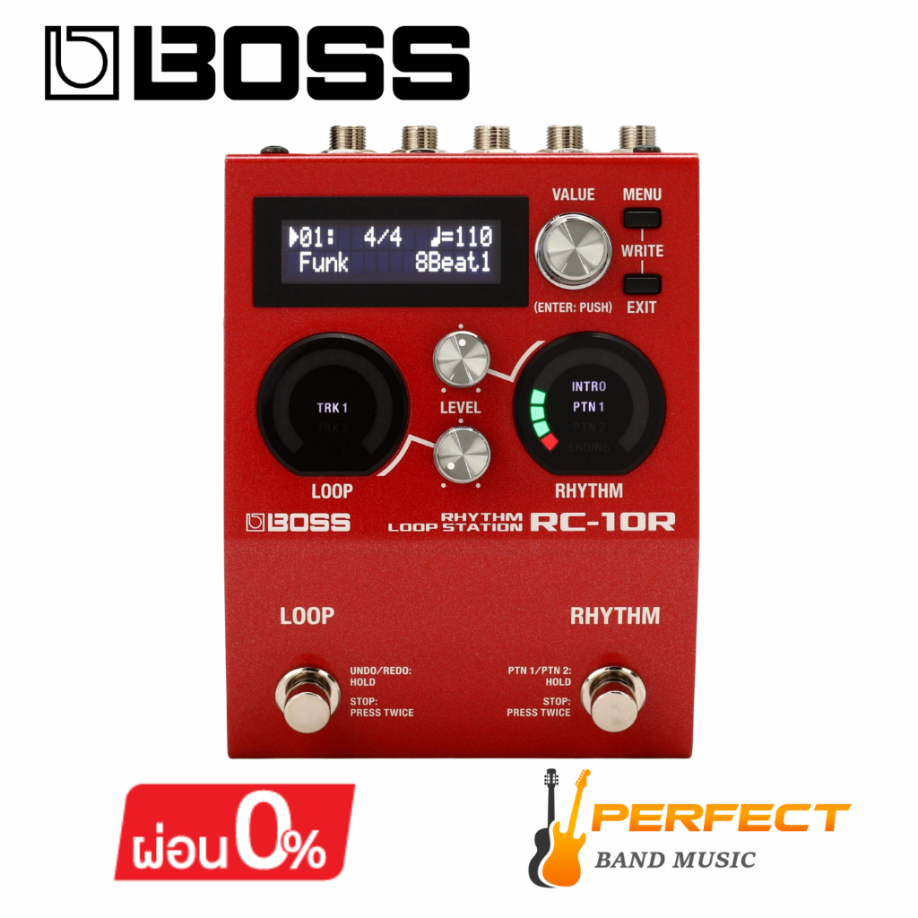 BOSS เอฟเฟคกีตาร์ BOSS รุ่น RC-10R RHYTHM LOOP STATION