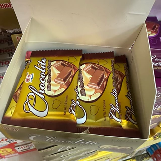 ฟันนี่ ช็อกโกแลต นมแท่งสี่เหลี่ยม บรรจุ 12 ชิ้น chocolate love