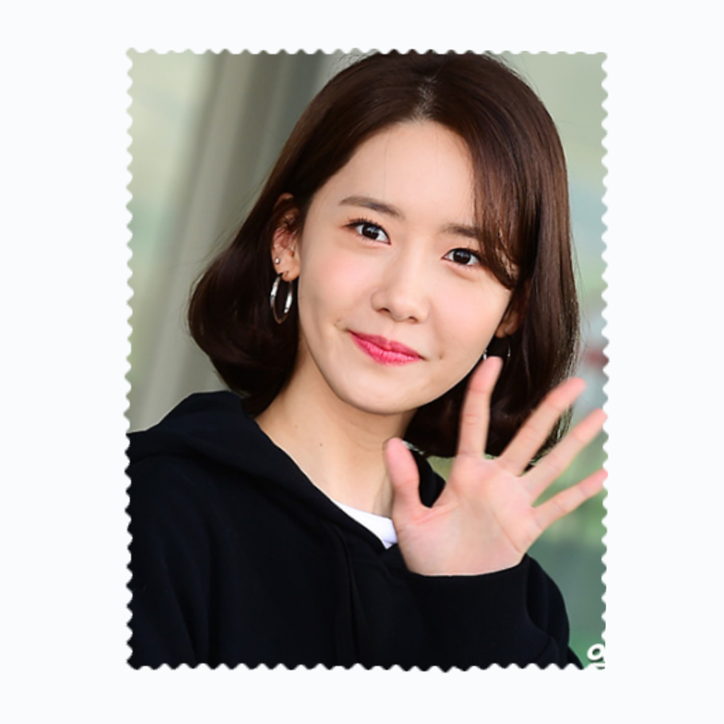 ผ้าเช็ดแว่นตา เช็ดเลนส์ ไมโครไฟเบอร์ นักร้องเกาหลี ยุนอา yoona Girl Generation SNSD