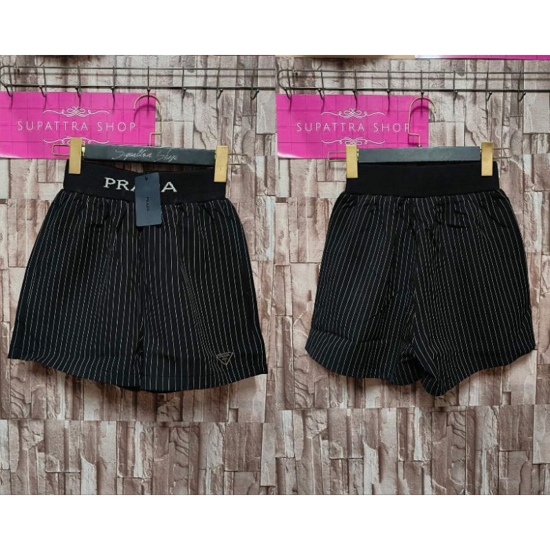 กางเกงขาสั้นผ้าเทพ Pradaไฮเอนด์kimberry store