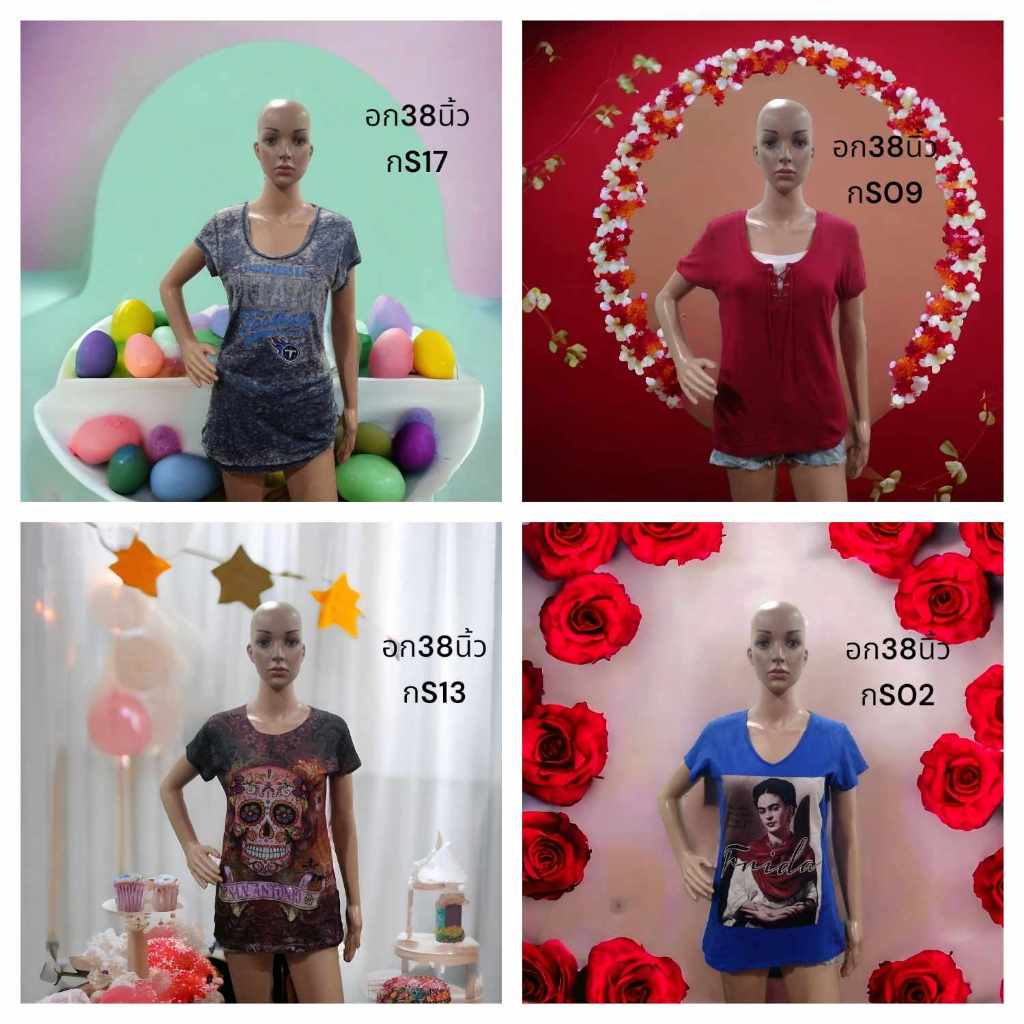 ladiesT-shirts(อก38นิ้ว)งานUSAพร้อมส่งUSED