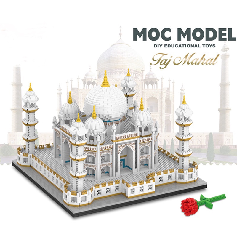 ตัวต่อ 4036ชิ้น ตัวต่อบ้านTaj Mahal ของเล่นเสริมการเรียนรู้ ของเล่นเด็กผู้หญิง
