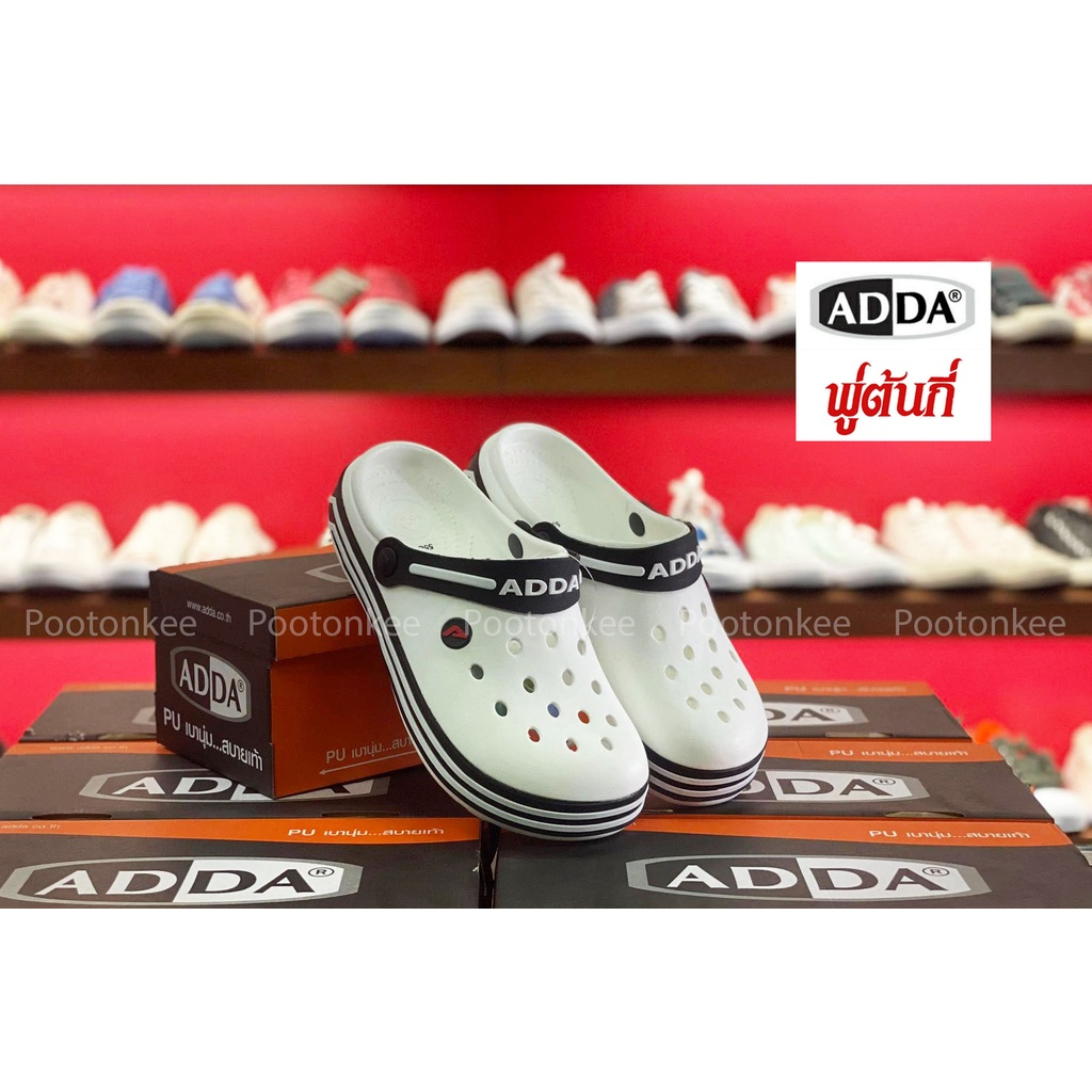 ADDA รองเท้าแตะหัวโต รองเท้าลำลอง สำหรับผู้ชาย แบบสวม รุ่น 55U01 / 55U03 / 55U04 (ไซส์ 7-10)