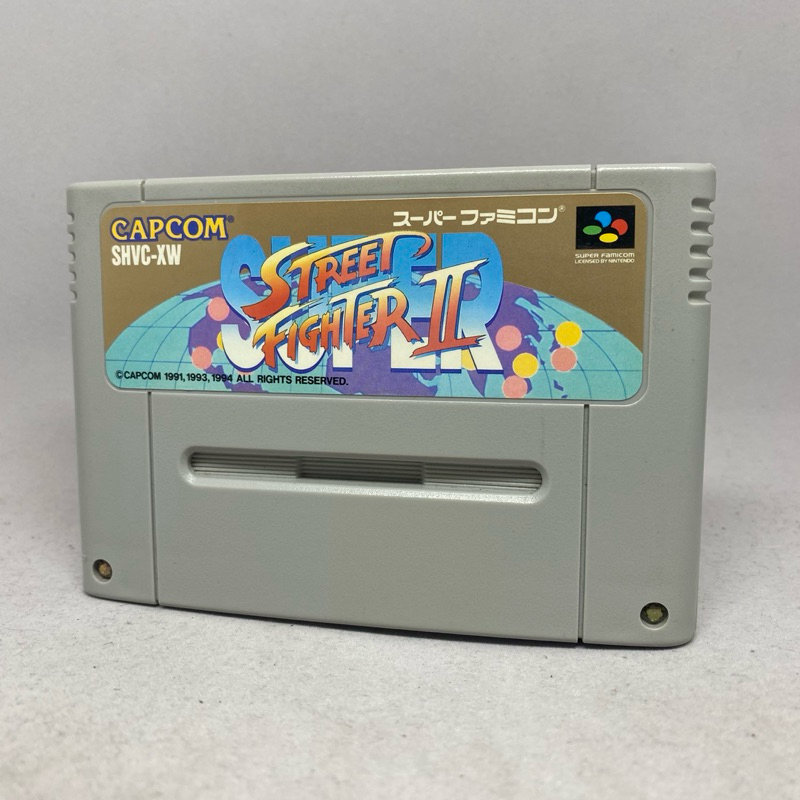 Super Street Fighter 2 | ตลับเกมส์แท้ Nintendo Super Famicom | SFC | Original Japan | SHVC-XW | ใช้ง