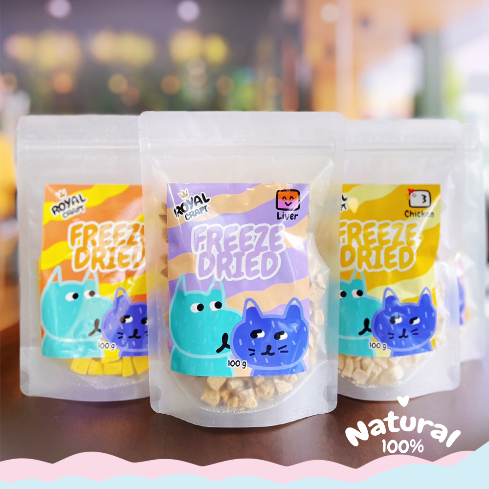 Royal Craft ผงโรย แก้เบื่ออาหาร รสทูน่า รสไก่ รสตับ รสชีส ใช้โรยอาหารเม็ด อาหารเปียก BARF ผลิตสดใหม่ สำหรับสุนัขและแมว - รูปที่ 5