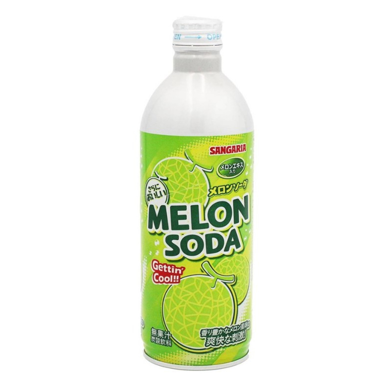 Sangaria Japanese Melon Soda แซงเกรีย เมลอนโซดาญี่ปุ่น 500ml.