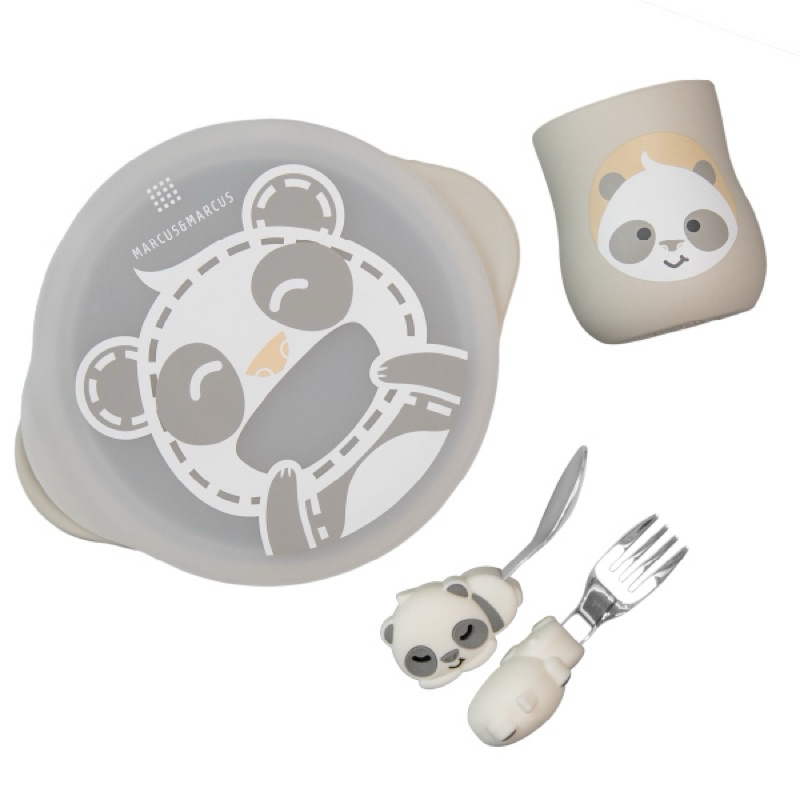 Marcus & Marcus Toddler Self Feeding Training Set ชุดของขวัญหัดทานอาหารด้วยตัวเองสำหรับเด็กวัย 1 ขวบ