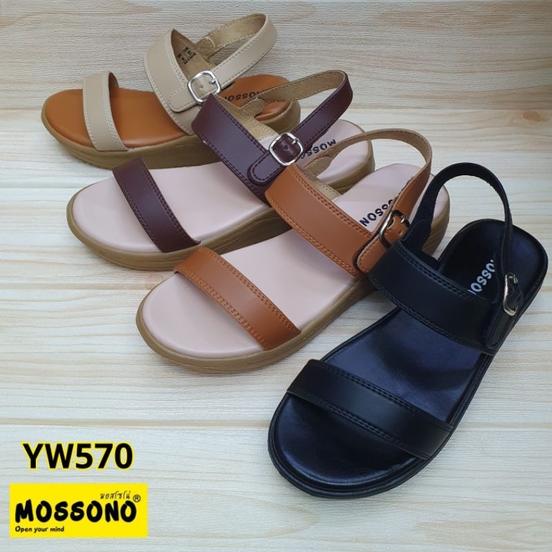 Mossono (มอสโซโน่) รองเท้ารัดส้นผู้หญิง รุ่น YW570 ไซส์ 35-39