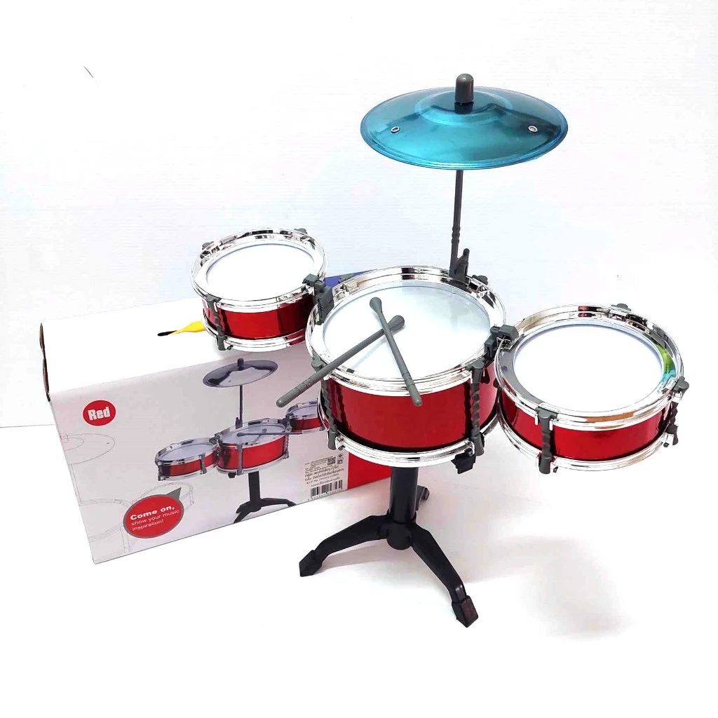 Drum Set ชุดกลองของเด็กเล่น พร้อมอุปกรณ์