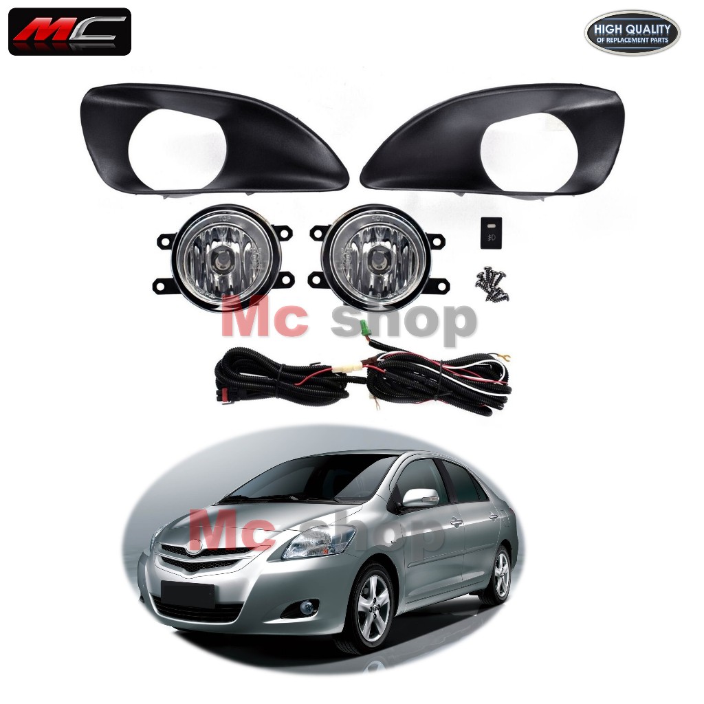 วีออส VIOS ไฟตัดหมอก TOYOTA VIOS วีออส 2007 2008 2009 2010 2011 2012 - TY025