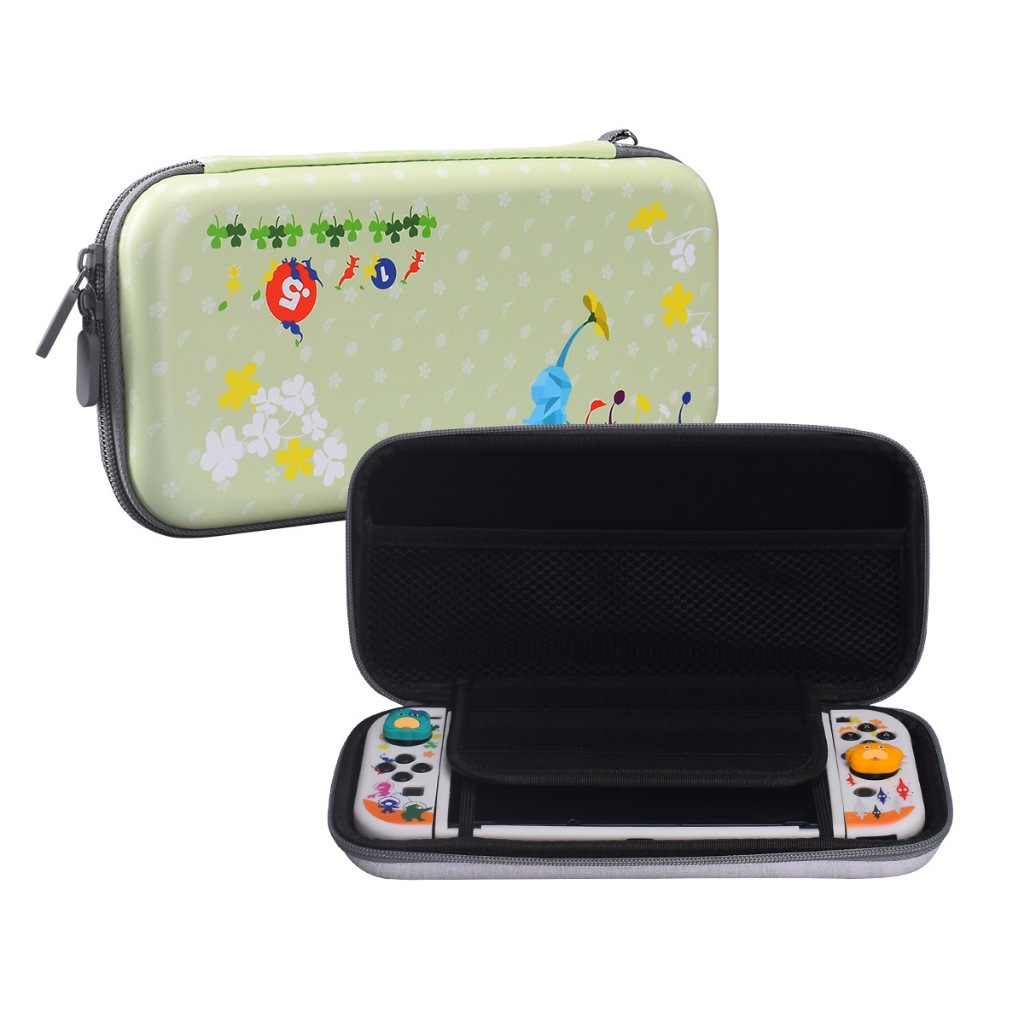 Nintendo Switch/oledเคสกระเป๋าเกม ขาตั้งอุปกรณ์เสริมธีม Pikmin4