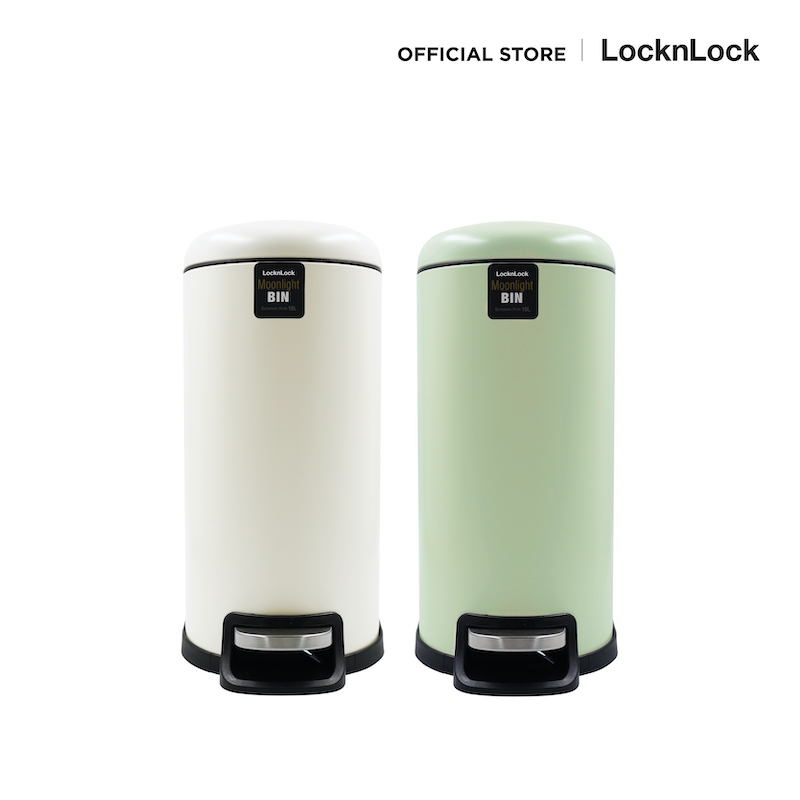 LocknLock ถังขยะแบบเหยียบ Steel Pedal Dust Bin ความจุ 10 ลิตร รุ่น BYP121