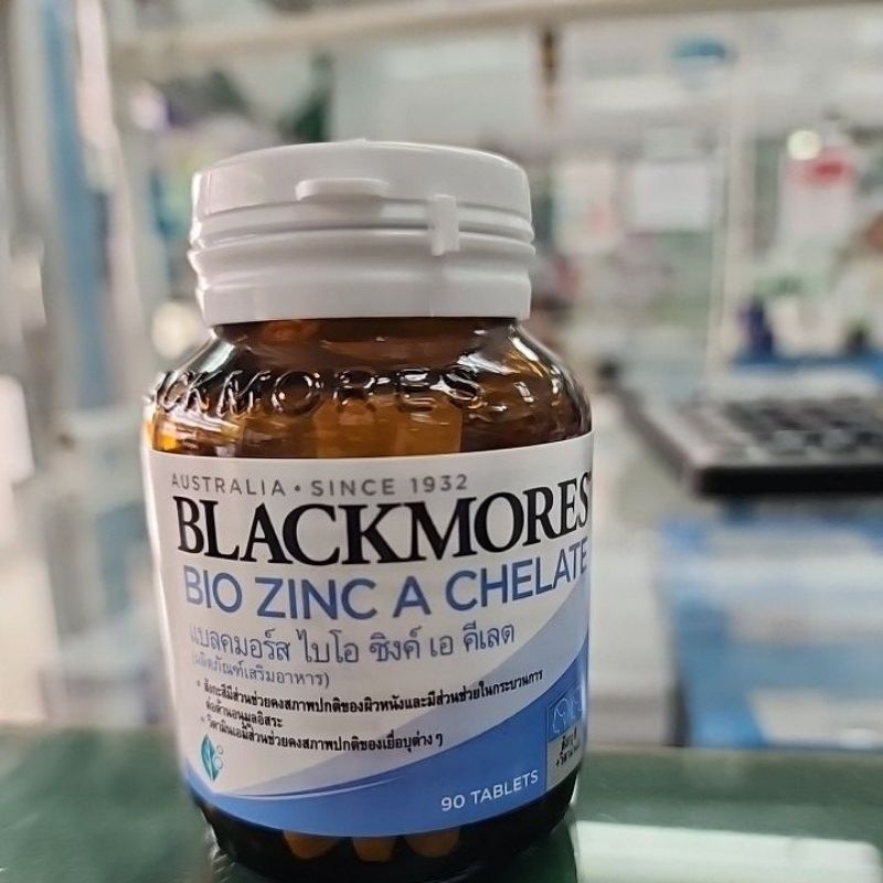 พิเศษ Blackmores Bio Zinc A Chelate 90 Tablets