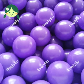 ลูกบอลสีม่วง บอลสีม่วง ขนาด 7 cm บอลม่วง บอลตกแต่ง ลูกบอล บอลพลาสติก สีม่วง ลูกบอลสีม่วง บอลสีม่วง ม่วง Livelyliu