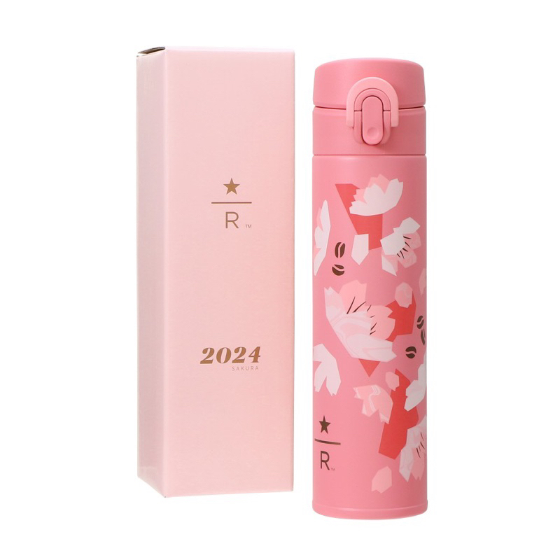 พร้อมส่ง Starbucks Reserve Slim Handy SS Bottle Sakura 2024 400ml