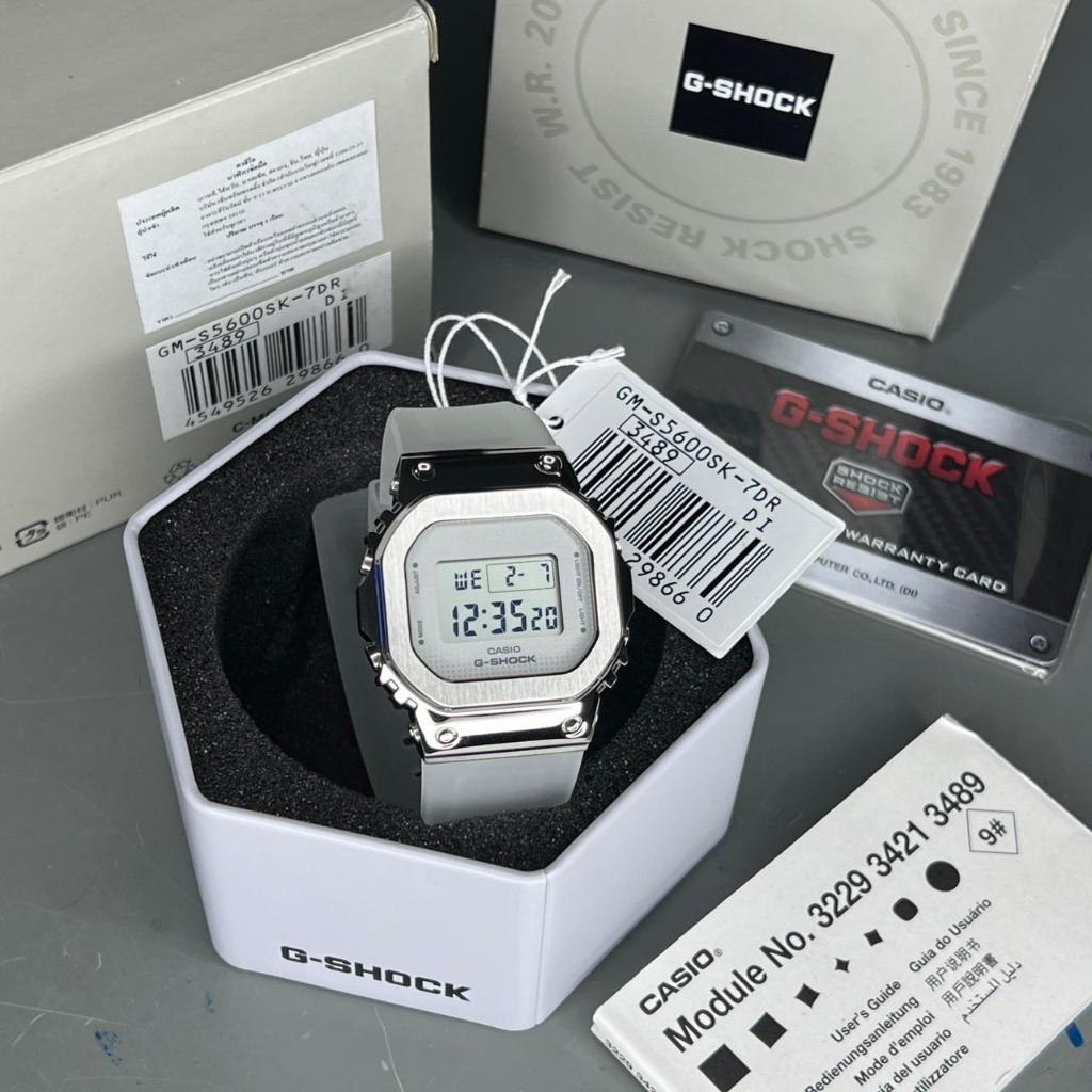Casio G-Shock Mini นาฬิกาข้อมือผู้หญิง GM-S5600SK-7D  ประกันศูนย์เซ็นทรัลCMG 1 ปี   ราคา ห้าง 7,900 บาท  ราคาโปรโมชั่น;2
