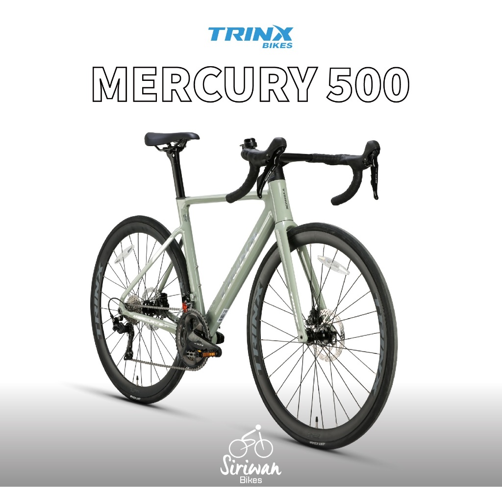 new 2024 TRINX Mercury 500 เสือหมอบเฟรมอลูมิเนียม Shimano 105 Disc Hydraulic break