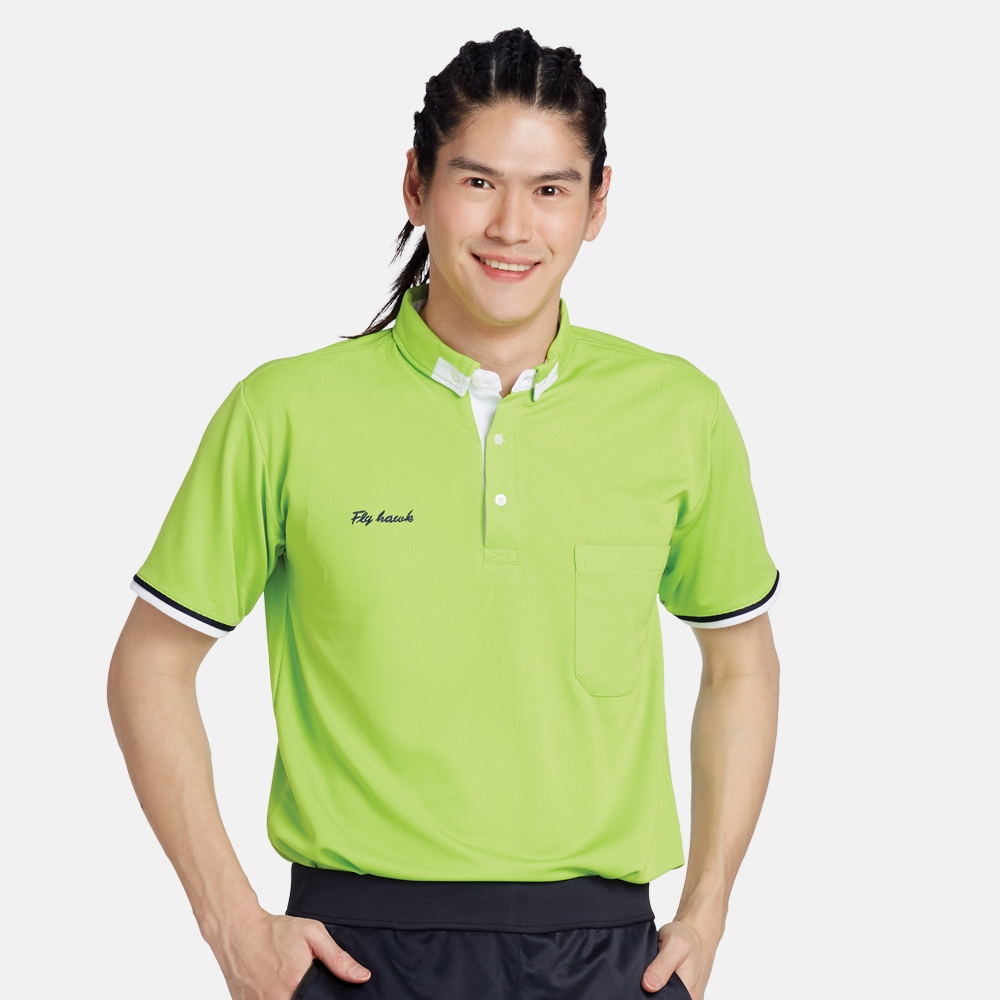 เสื้อโปโลผู้ชาย FLY HAWK รุ่น A394 ใส่เล่นกีฬาก็คล่องตัว ใส่ลำลองก็สบาย