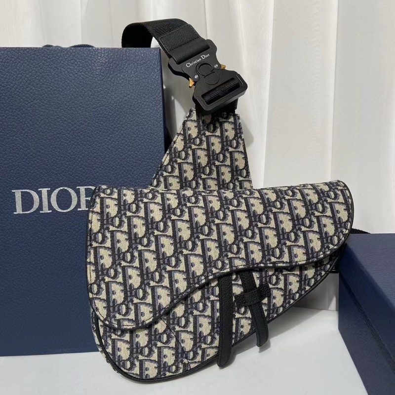 Dior Oblique saddle belt bag(Ori)เทพ size 28 cm.