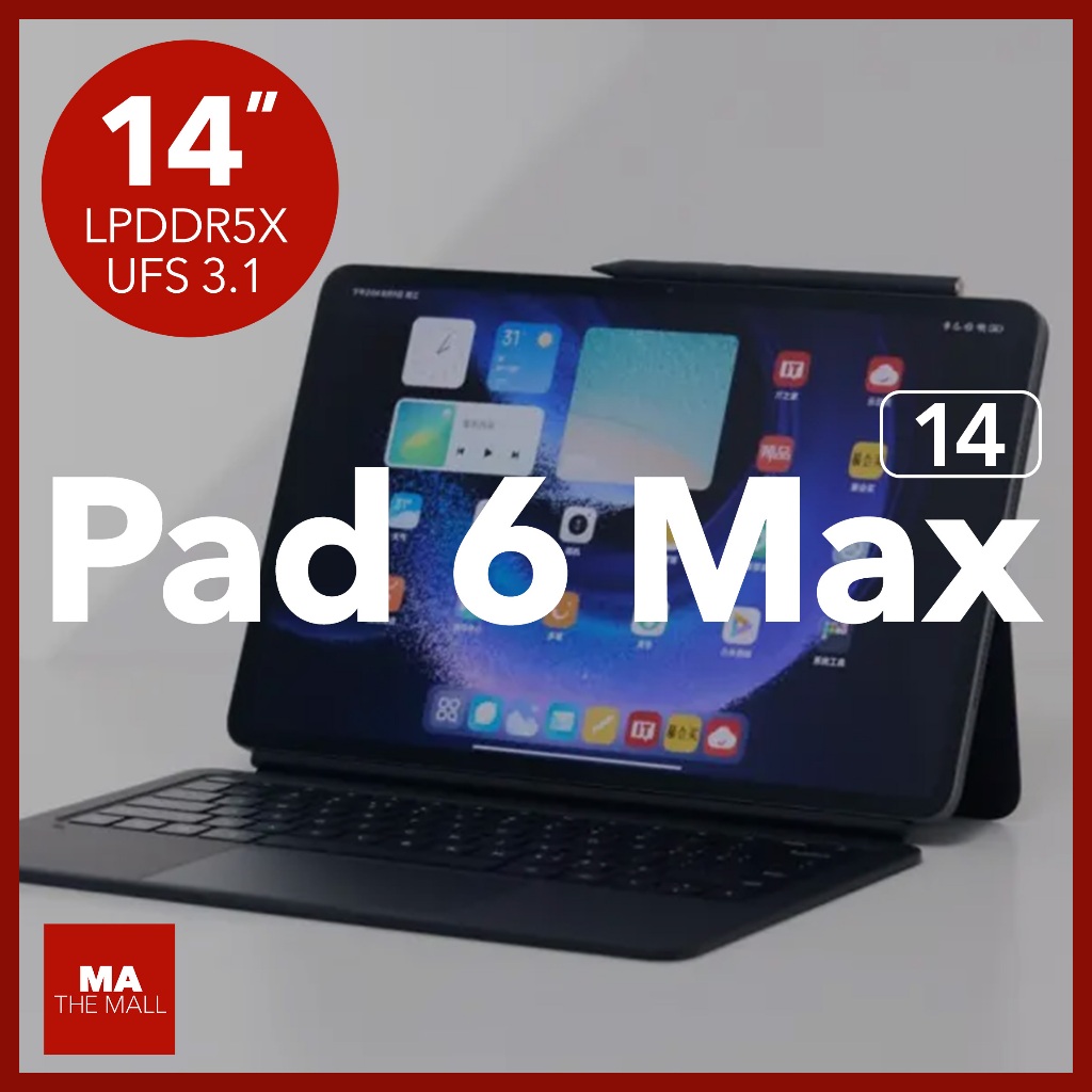 Mi Pad 6 Max 14 Tablet Pad เท็บเล็ด แพด Flagship Snapdragon 8+ Gen 1