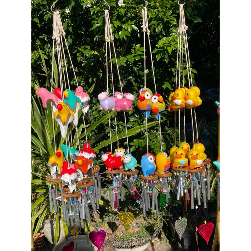 ตุ๊กตาเซรามิคพร้อมโมบาย(สองชั้น)พร้อมส่งแต่งบ้าน