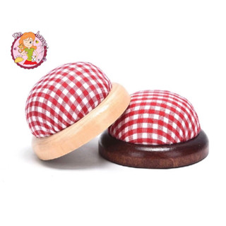 🧸หมอนปักเข็มหมุด ส่งจากไทย⚡️ เก็บเข็มง่าย ฐานไม้ ตัดเย็บเสื้…