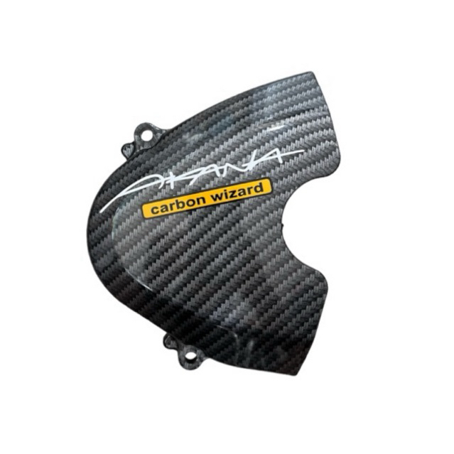 ฝาครอบสเตอร์หน้า คาร์บอน 5D Wave 110I ปี2021-2025 เฟรมเบิกศูนย์ สติ๊กเกอร์ Akana จัดส่งวันต่อวัน