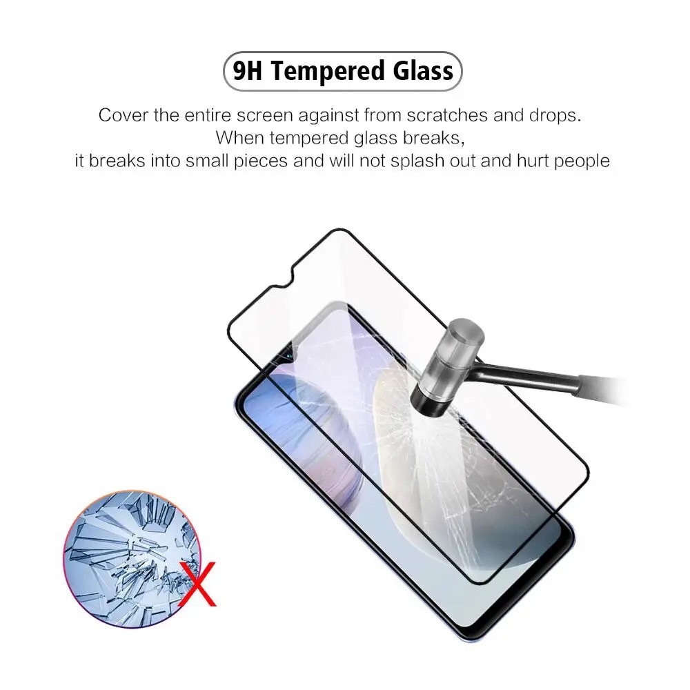 ฟิล์มกระจก 5D เต็มจอ For ZTE Blade A51 A51s A34 A72 V50 design 5G Tempered glass