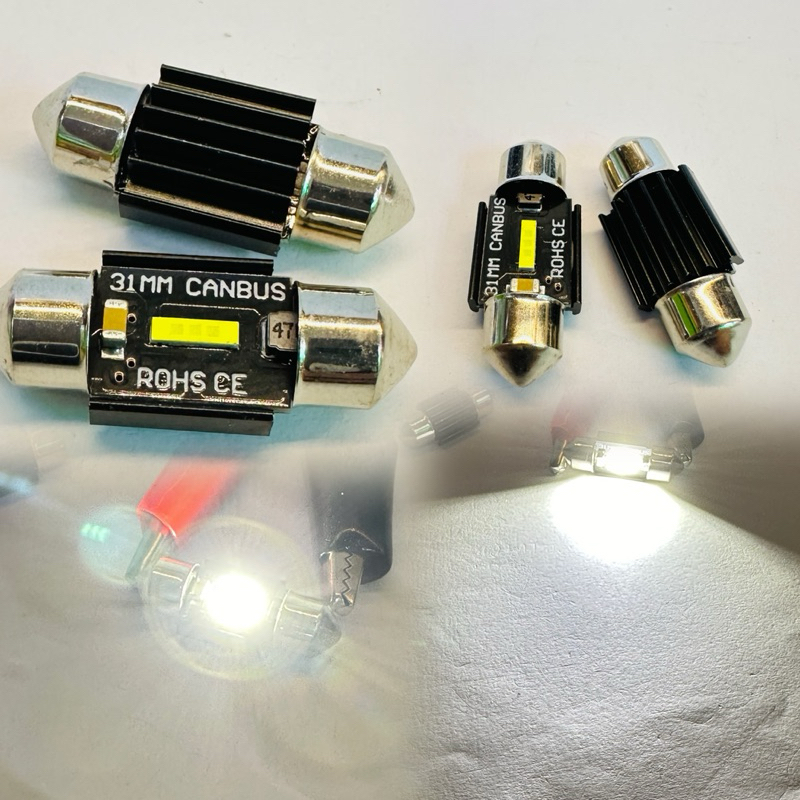 แพ็ค1ชิ้นเพดานเก๋ง 31min 3LED  CANBUS 12v แสงขาว สว่างมาก