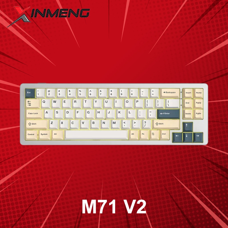คีย์บอร์ด XINMENG M71 V2 (ภาษาไทย) ประกันศูนย์ 6 เดือน