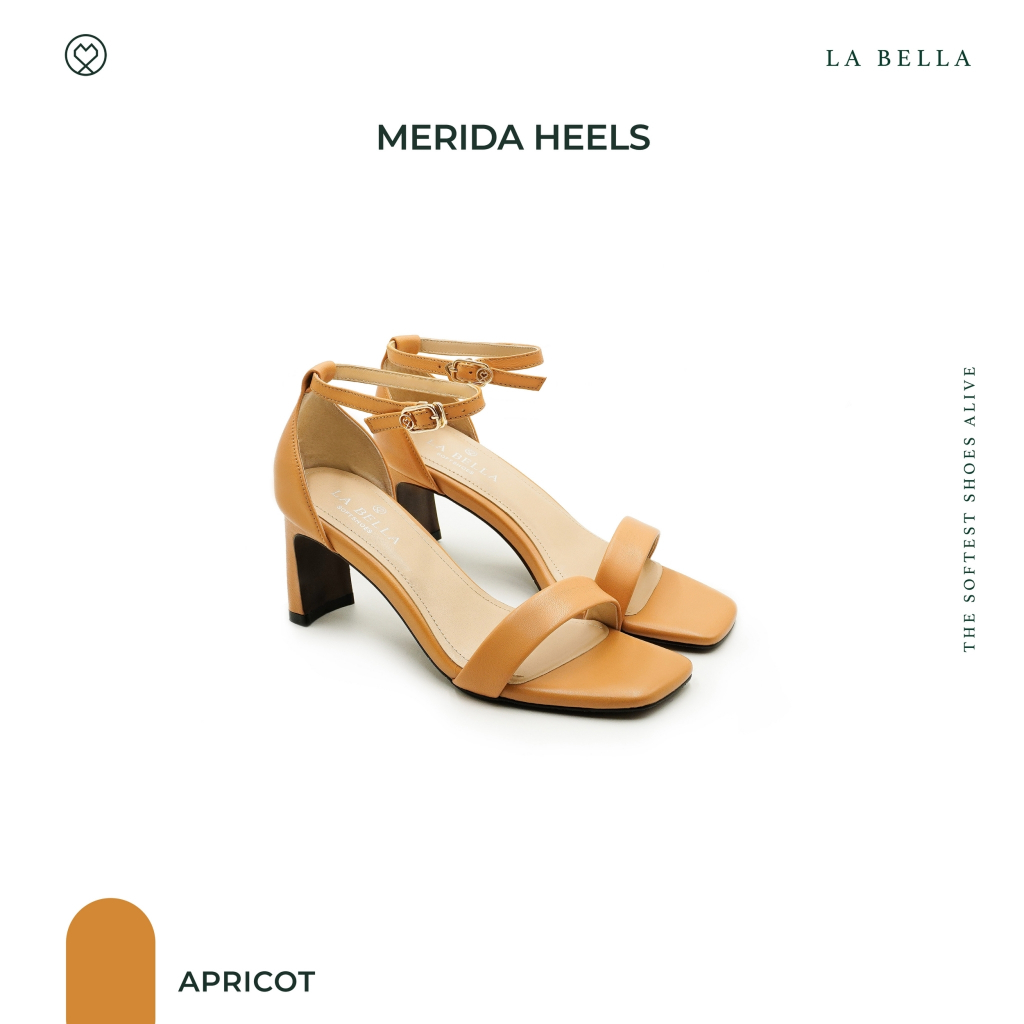 LA BELLA รุ่น MERIDA HEELS - APRICOT
