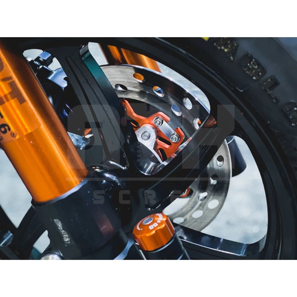 จานเบรคแต่ง จานดิส น้าคม รูเฉียง 190mm และ 220mm สำหรับ Honda Giorno 125 thumbnail 8