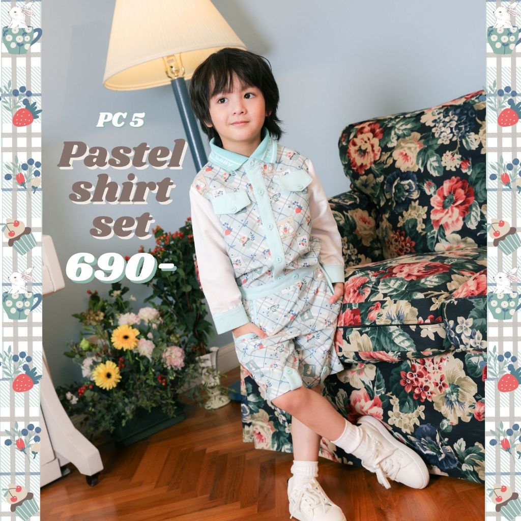 PC5:Pastel Shirt Set