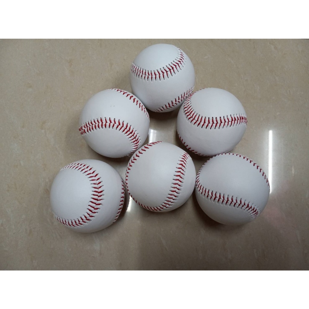 ลูกเบสบอล (ใช้แข่งขันจริง) แบบแข็ง บอลแข็ง ไม่นิ่ม ลูกเบสบอลแข็ง ขนาด 9 นิ้ว หนัก 5 ออนซ์ baseball hardball