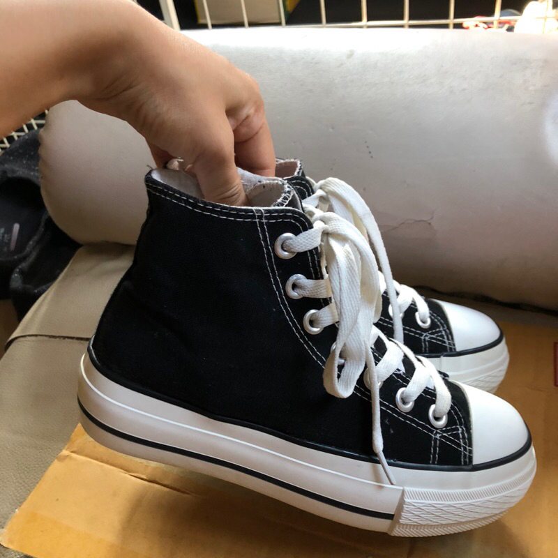 รองเท้าผ้าใบหุ้มข้อShoopenมือ2(36)