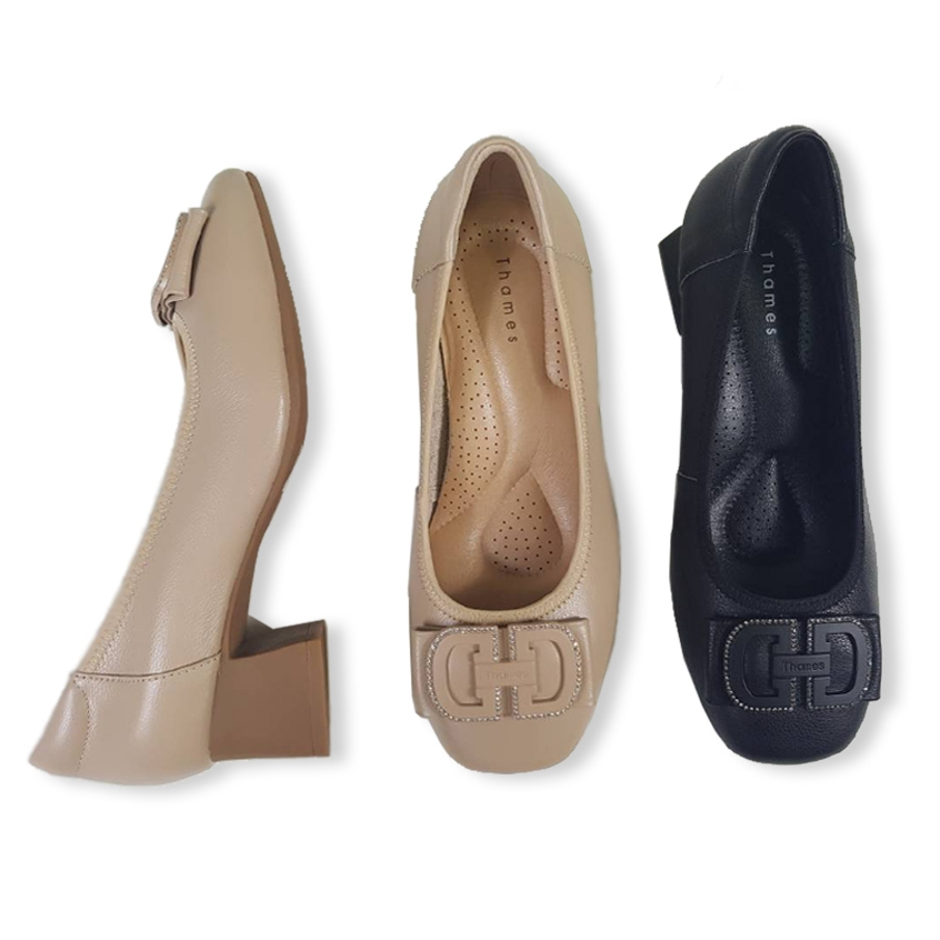 Thames รองเท้าคัชชูผู้หญิง รองเท้าใส่ทำงาน Shoes-TH41077