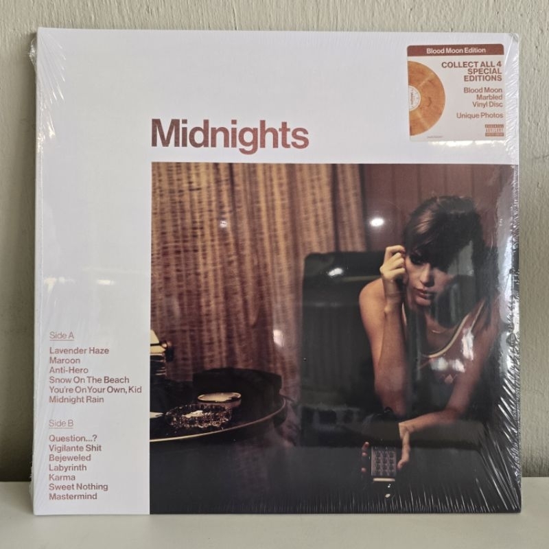 LP Vinyl Taylor Swift  - Midnights Special Edition (Blood Moon)