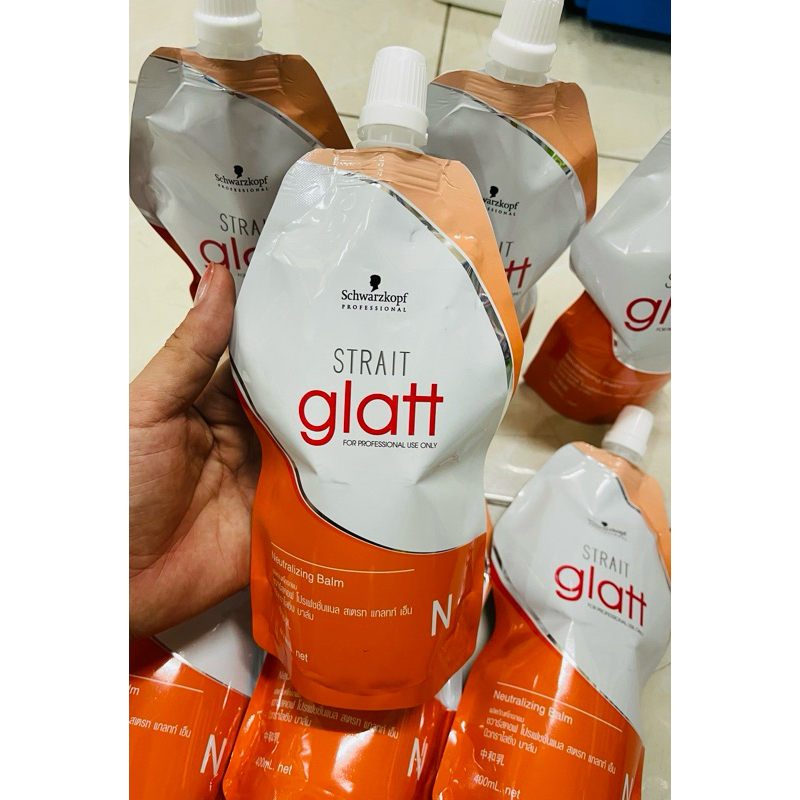 (#ขายแยกโกรกยืดN) ชวาร์สคอฟ โปรเฟสชั่นแนล สเตรท แกลทท์  400  มล Schwarzkopf  Professional