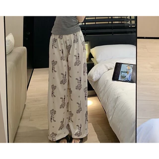 (มีส่งด่วน)กางเกงขายาวใส่นอนใส่เล่นลายน่ารัก(รหัสC1-C100)ผ้านุ่มยืดได้เยอะฟรีไซส์S-XLพร้อมส่งจากไทย
