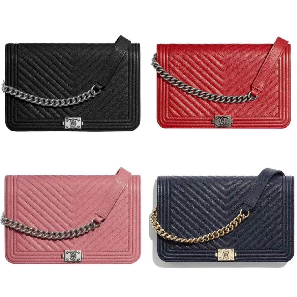 Chanel/Boy/Chanel/shoulder bag/crossbody bag/chain bag/wallet/AP1117/100% authentic