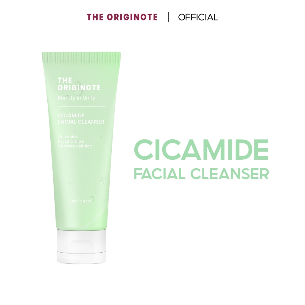 The Originote Cicamide Facial Cleanser 70gr เจลล้างหน้าที่อ่อนโยนต่อผิว Ceramide+Niacinamide+Centell